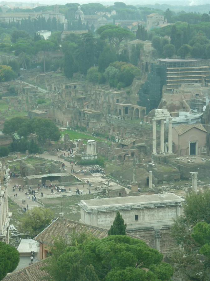 Forum from Vittorio Emanuele II Monument.