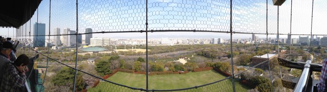 From Osaka Castle