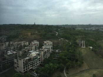 View from our panoramic window.