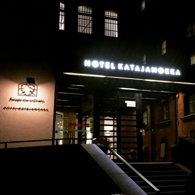 Hotel Katajanokk - nicely lit.